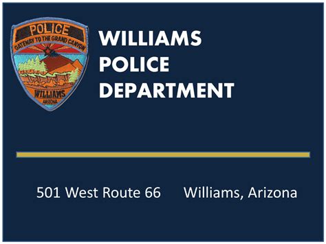 williams az police department|Williams PD (@WilliamsPDaz) .